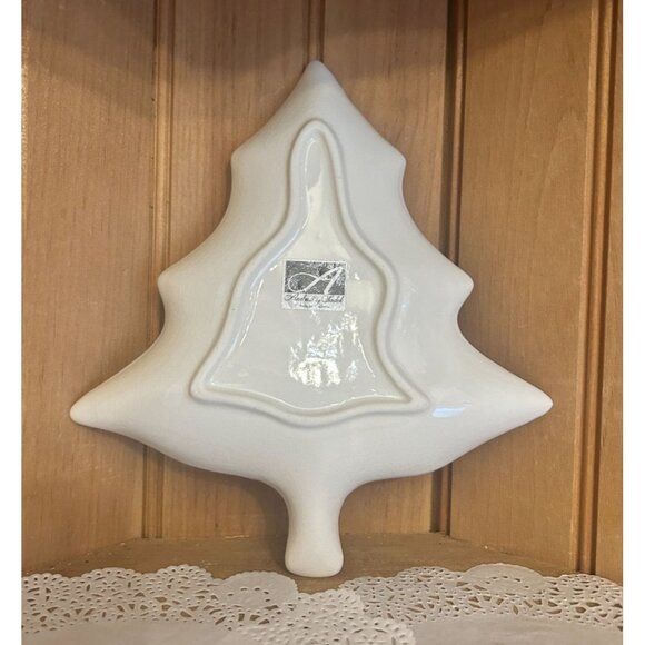 Vintage Ceramic Christmas Tree-Shaped Serving Dish Andrea by Sadek Joy - Picture 5 of 5